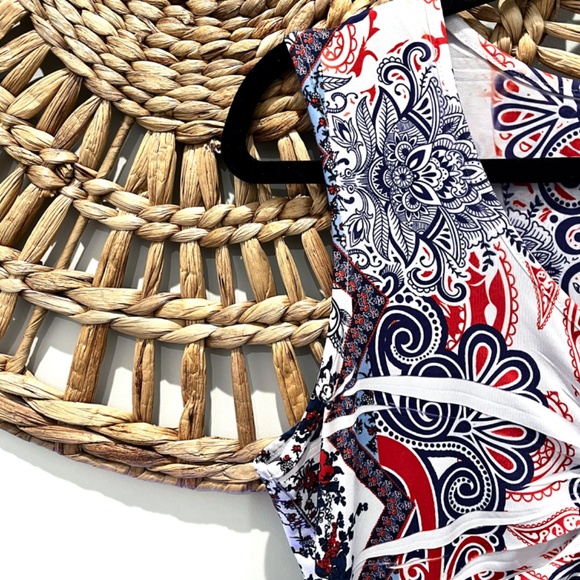 Apt. 9 Sleeveless Boho Paisley Floral Sublimation Dress - Picture 6 of 9